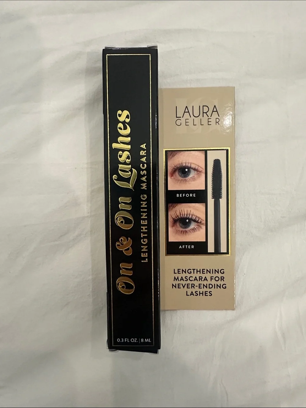 Laura Geller On & On Lashes Lengthening Mascara - Black and Gold Packaging